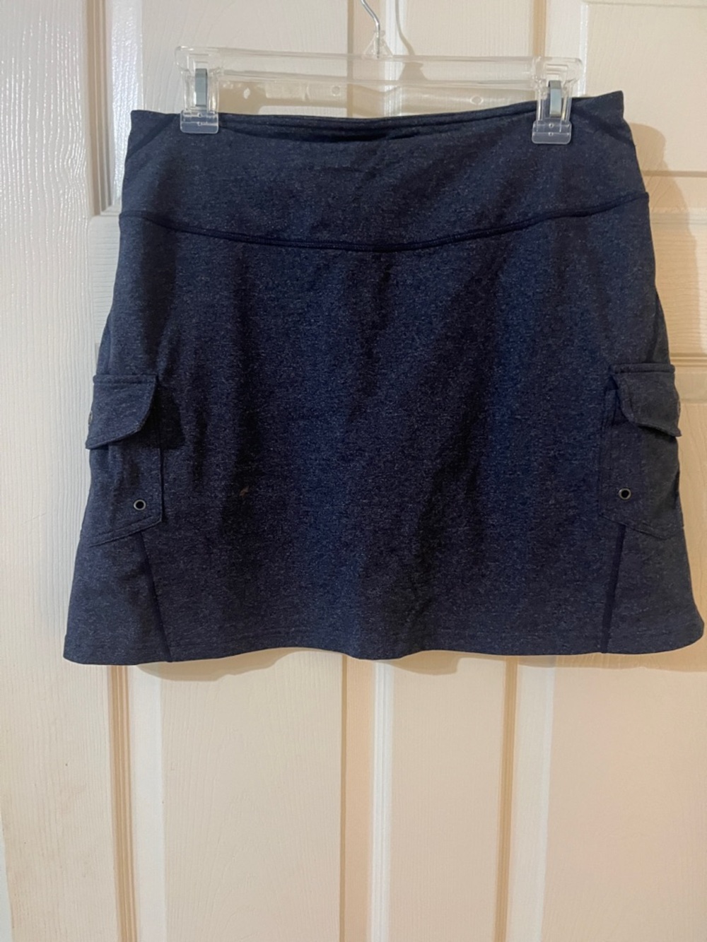 Athleta navy heathered skort size M